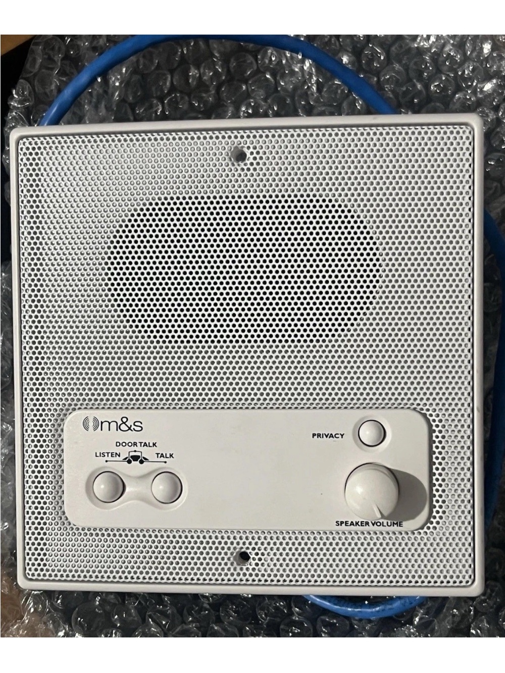 M&S Systems Standard Indoor Room Station w/Wiring - White DMC1R Great Condition